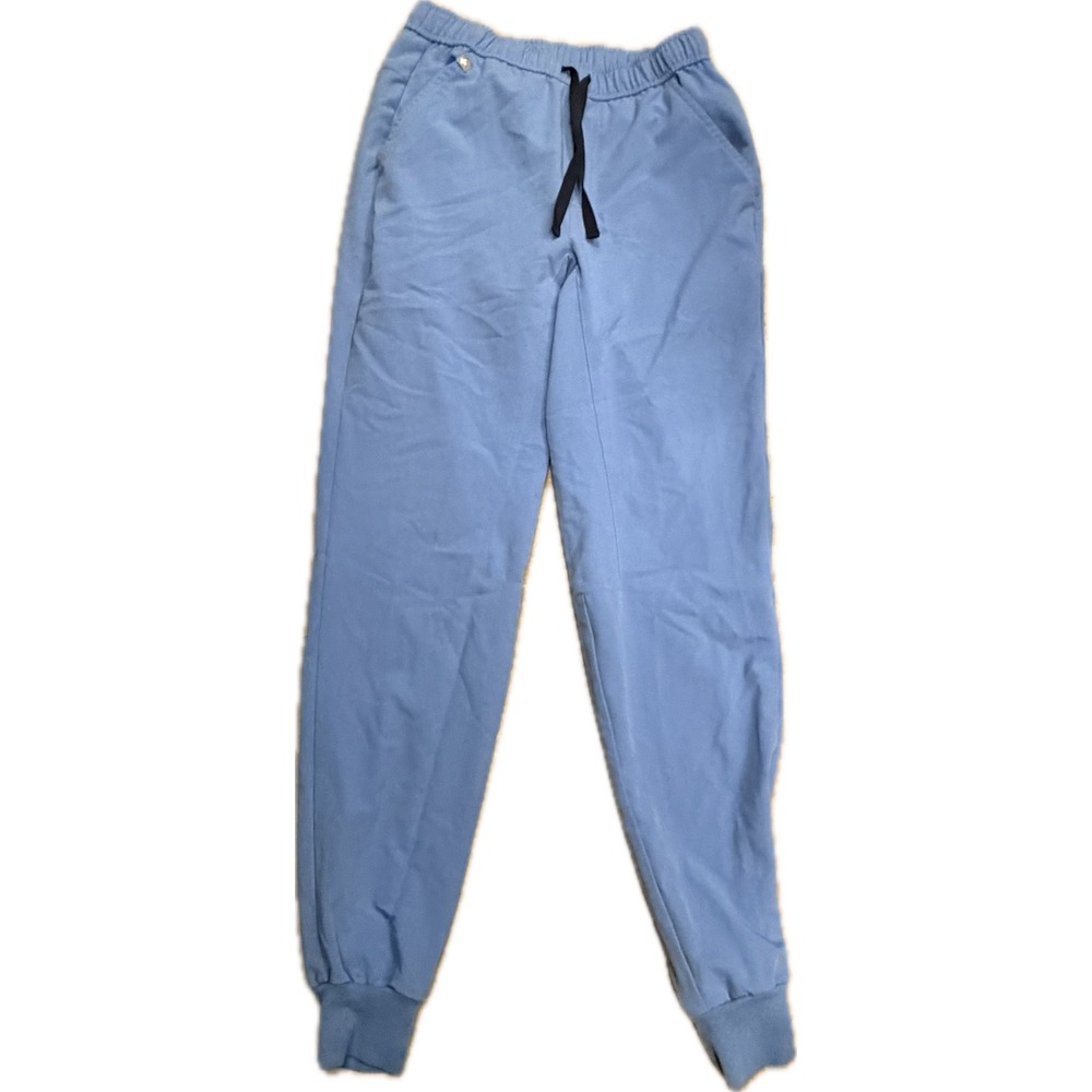 FIGS Zamora Jogger Scrub Pants Light Blue XS Tall MXXSW2004T Technical Coll.